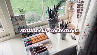 how I organise my huge stationery collection (vintage, aesthetic & organised)