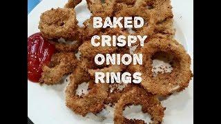 Baked Crispy Onion Rings Recipe