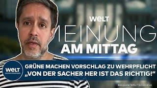 MEINE MEINUNG: Wehrpflicht? "Freiheitsdienst" - Vorschlag der Grünen sorgt für Diskussion