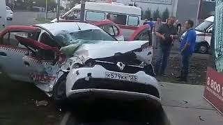 Авария на улице Дальняя в Краснодаре