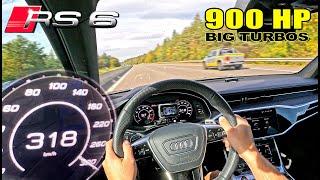 900HP AUDI RS6 C8 @lceperformance is FAST and LOUD on the UNLIMITED AUTOBAHN!