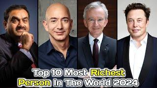 Top 10 Most Richest Person In The World 2024 || Know With Monik