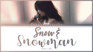 Jennie / 젠니 - '눈 (Snow) / Snowman' - Color Coded Lyrics [2024 Christmas Special]