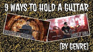 9 ways to hold a guitar (by genre)