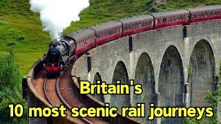 Britain's 10 most scenic rail journeys #journey #railways #fyp #ukrailways #trains