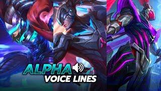 Alpha Voice lines & Title - Old Alpha, Revamp and General Void #MobileLegends