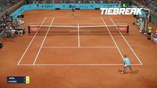 TIEBREAK - Carlos Alcaraz Vs Rafael Nadal I Madrid Masters I Legendary AI (PS5)