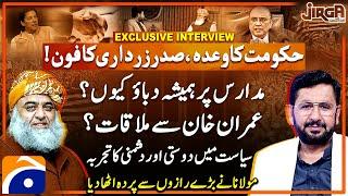 Maulana Fazal-ur-Rehman - Exclusive Interview - Madaris Registration Issue - Saleem Safi - Jirga