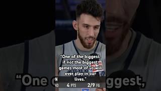 Chet Holmgren speaking on the magnitude of Game 7 of the NBA finals