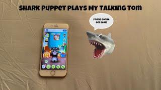 SB Movie: Shark Puppet plays My Talking Tom!