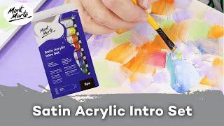 Satin Acrylic Intro Set Premium 8pc Product Demo