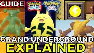 Grand Underground Guide Explained! Pokemon Brilliant Diamond and Shining Pearl