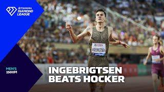 Jakob Ingebrigtsen beats Cole Hocker in Lausanne 1500m - Wanda Diamond League 2024