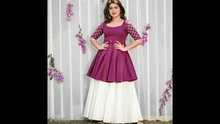 new fashionable sarara and kurti design  #stitching with suman