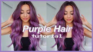 Purple Hair Tutorial | L'Oréal Colorista #purplehair