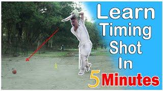 How to improve batting timing in cricket !! How to Time a Cricket Stroke !!