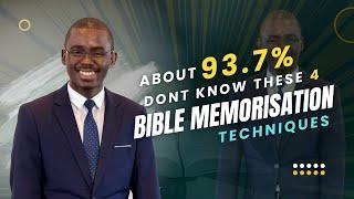 93.7% OF THE PEOPLE DON’T KNOW THESE FOUR BIBLE MEMORY TECHNIQUES │ Mwaba Chibwe