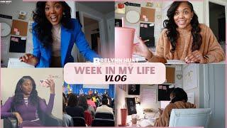 week in my life vlog: its grind time! work life balance as a research fellow | beauty and brains