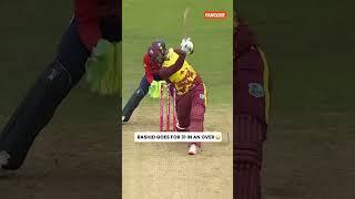 Adil Rashid hit for 31 runs! | ENG vs WI