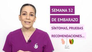 ¿Cómo es el bebé en la semana 32 de embarazo ? ¿Qué síntomas hay?