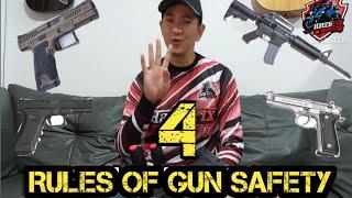 4 Rules of Gun Safety | Tagalog #firearms