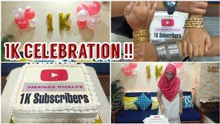 0 se 1000 Subscribers Ka Safer & Celebration  | A Note Of Thanks  | Meenaz Khalfe