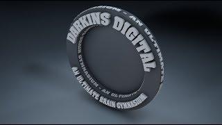 Wrapping Text around Logo Surface using Spline Wrap in Cinema 4D Tutorial