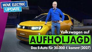 VW ID.Every1 - electric car for 20,000 euros from 2027 - VW catching up - all data and an analysis.