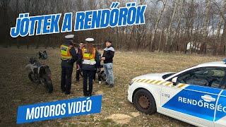 MOTOROS VIDEÓ KÖZBEN ÉRKEZTEK A RENDŐRÖK