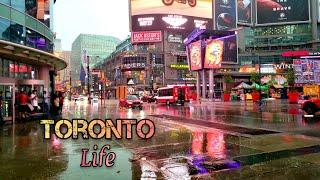 Toronto life, Downtown Toronto, Ontario, Canada 4K