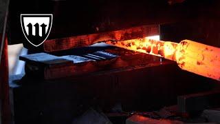 Forging a knightly sword, the complete movie.