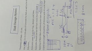 Slab Design Notes by Civil Engineers