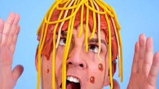 SPAGHETTI DUMPED ON HEAD!