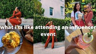 what its like attending an influencer event