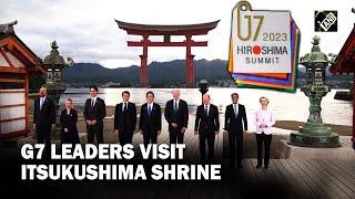 G7 Summit: World leaders visit Itsukushima Shrine in Japan’s Hiroshima