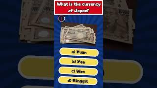  What is the currency of Japan? #Shorts #quizshort #currency #challengeyourmind