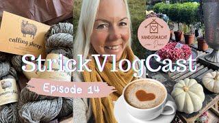 StrickVlogCast Episode 14 | Herbstzauber Markt | Teststrick für Kleinigkeitenliebe | neue  Wolle |