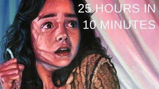 PAINTING TIMELAPSE || Susie Bannion from "Suspiria" (1977)