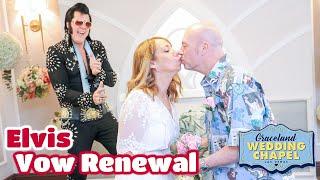 Mariano & Alanna's Elvis Vow Renewal in Las Vegas | Graceland Chapel