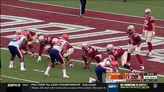 Florida State Offensive Line vs Syracuse (2019)