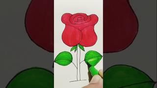 Rose Drawing Tutorial Step By Step #rosepaintingtutorial #drawing #art