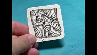 15 Minutes of Zen! Beginner Zentangle®️ method!