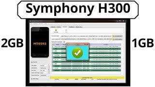 Symphony H300 Hard Flash | SYSTEM UI and IMEI Repair | SP FLASH TOOLS | CM2