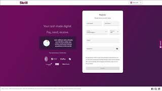 How to open a Skrill account