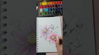  акварельные блестяшки🪄 my watercolor meditation