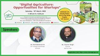Digital Agriculture - Opportunities for Startups