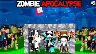 We Created Bunker to Survive  Zombie Apocalypse in Minecraft |Ep.3