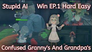 Stupid Granny's And Grandpa's | Win EP.1 Hard Easily | Stupid AI | Granny's House Online