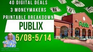 40 Amazing Digital Deals at Publix for 5/08-5/14 with 3 Moneymakers and a Printable Breakdown