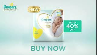 Pampers Premium Care Pants: Buy Now at up to 40% off on the Softest Diapers for your Baby